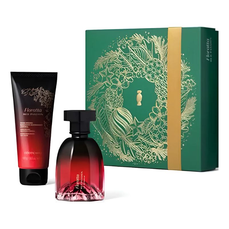 KIT PRESENTE FLORATTA RED PASSION (2 ITENS)